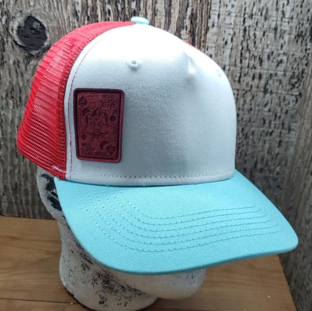 Mud Beers Multicolor Adjustable Snapback Meshback Baseball Hat Cap One Size
